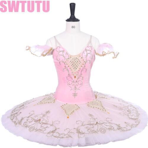 Nutcracker sugar plum fairy tutu ballet Adult Professional ballet tutu pink pancake tutu skirt classical ballet costumes BT9229