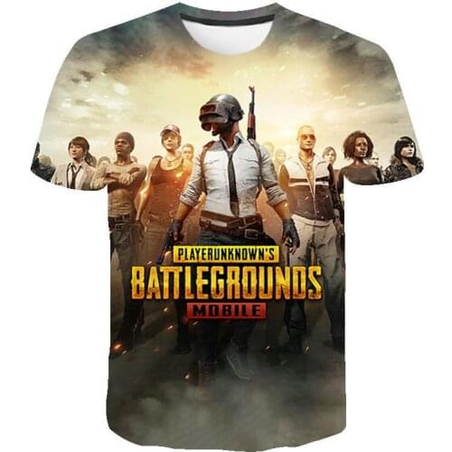 2021 pubg graphic game t shirts mens clothing t-shirts tops ropa hombre streetwear mens shirt koszulki chemise homme polera