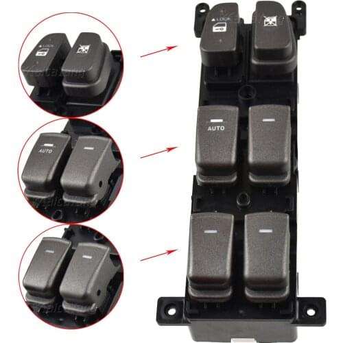 FaroeChi Lifter Power Window Switch Button Master Front Left Driver Side For Hyundai Sonata 2007-2010 935703K600 & 93570-3K600