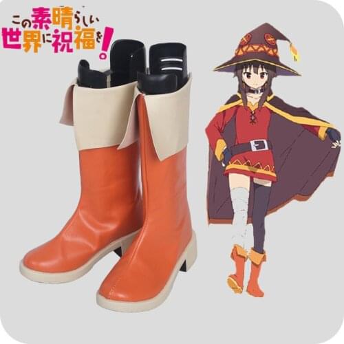Kono Subarashii Sekai ni Shukufuku wo Megumin Cosplay Boots Gods Blessing on this Wonderful World Cosplay KonoSuba Megumin Shoe