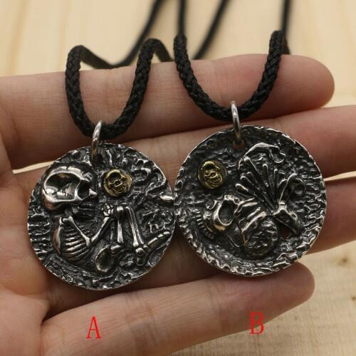 Pendant protective bao ping antai silver restoring ancient ways skulls furnishing articles antique jewelry accessories