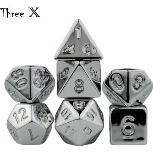 Dnd Rpg TRPG Hot Dazzling New Creative Shinny Dados D4,6,8,10,10%,12,20 Polyhedral Dice Set Board Game,educational Accessories