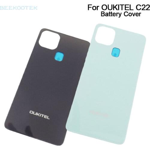New Original Battery Cover Case Phone Back Cover Repair Replacement Accessories Parts For OUKITEL C22 5.86 Inch Android 10 Phone