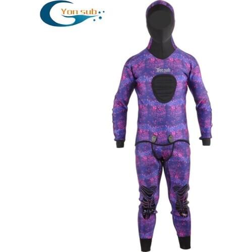 Semi-dry 3.5MM Neoprene Scuba Surfing Diving SwimSuit With Hood For Underwater Hunting Deep Water Sport Spearfishing WetSuits
