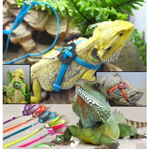 Nylon Pet Harness and Leash For Hamster Adjustable Ferret Rat Mouse Bunny Harnesses Vest Lead Rope hamster leash