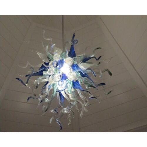 Modern High Hanging Handmade LED Blown Glass Chandeliers chihuly chandelier lighting