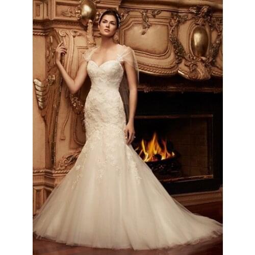 Casamento romantic appliques vestido de noiva 2016 sexy fashionable a-line wedding Dress with jacket bridal gowns free shipping