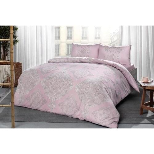 TAC TEXTILE MIRABEL DUVET COVER SET DOUBLE SIZE %100 COTTON FABRIC MADE IN TURKEY