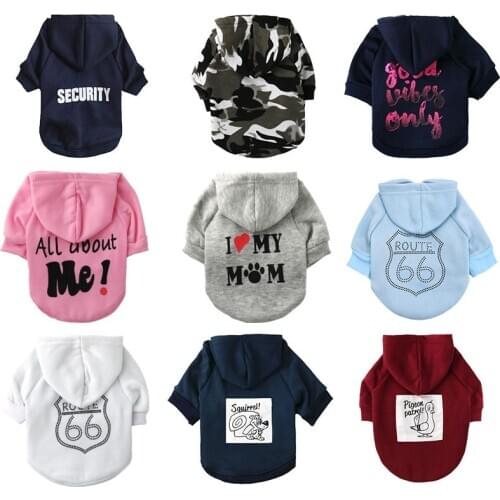 Warm Dog Clothes Winter Dog Hoodie Fashion Puppy Dogs Costume Dogs Coat Jacket Chihuahua Pet Clothes For Small Medium Dogs Pug