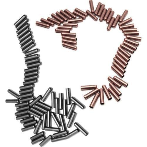 Leather End Clasps Caps Silver/Black/ Bronze Fold Over Crimp Cord Ends Connector For shoes cord waist cord Making Accessories