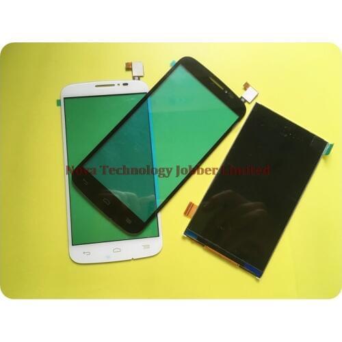 Wyieno Display For Alcatel C7 OT7040 OT7041 LCD Screen Touch Screen Digitizer Glass Sensor Panel Replacement + tracking