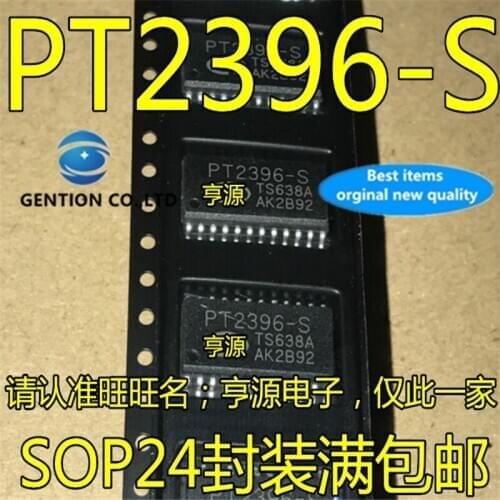 10Pcs PT2396 PT2396-S SOP-24 Digital echo surround sound processor IC in stock 100% new and original