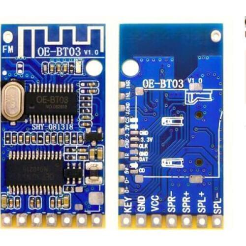 10pcs X OE-BT03 OEBT03 Bluetooth power amplifier board. Digital module. MP3 decoding audio receiver Free Shipping