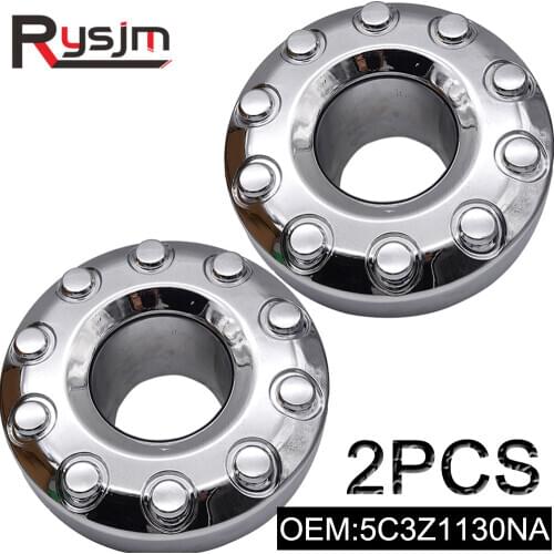2X 05-17 Fit for Ford F450 F550 Super Duty Wheel Center Hub Caps Dually 10 Lug Wheel 2pcs