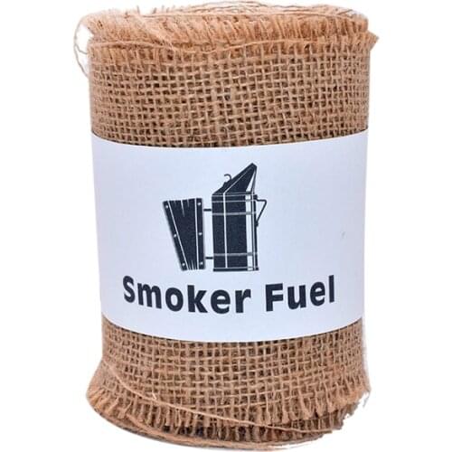 300CM/Roller Beekeeping Natural Hessian Bee Smoker Fuel Cleaner Smoke Less Irritant to Bees Beekeeping Equipment