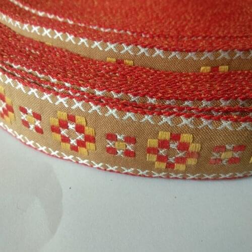 （ 55yards/Roll）Embroidery Satin Cotton Ribbons Gift Wrapping Decoration Christmas DIY Handmade Supplies Ribbon