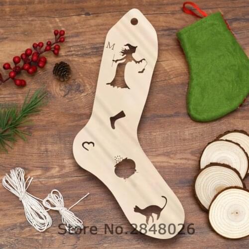 Wooden laser cut Witch Sock Blockers 5 sizes,Socks forms,Handmade Halloween socks blockers, Hand knit socks Knitting gift idea