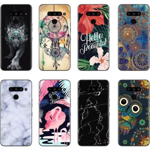 Phone Cover For LG V50-V50 ThinQ Cute Cartoon High Quality Painted TPU Silicone Soft Case