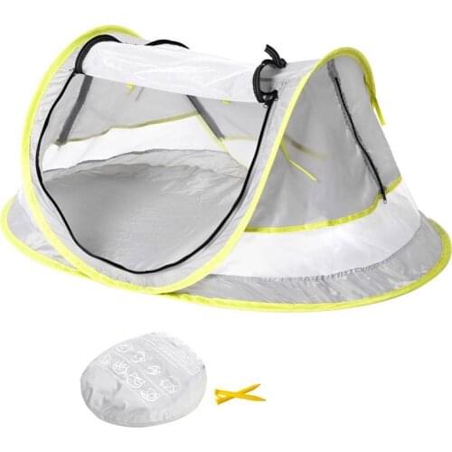 Childrens tent outdoor sunscreen UV50+ tent baby beach mosquito net Baby mobile bed Light Covient Tent