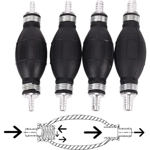 Hot sale 4 styles Line Pump Primer Bulb Hand Primer Gas Petrol Pumps Rubber And Aluminum Hand Fuel Pump Apply to All Fuels