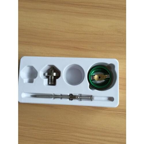 Well Distributed Of Painting Atomization Spray Gun Set Air Cap Nozzle Fluid Needle 1.3mm Stainless Steel Needle Washable Nozzle