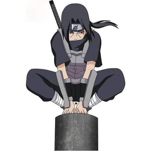 Personality Car Stickers for New 5 Design ITACHI Anime Anbu Akatsuki ITI Peeking Funny Fashion Graffiti Decal Apply To Car Door