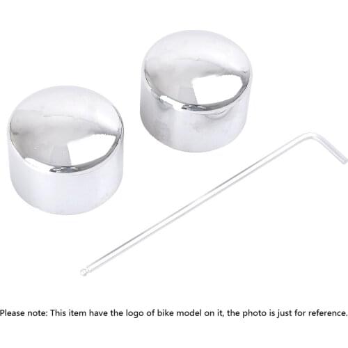 Front Axle Nut Cover Bolt Kit For Harley Davidson Softail Electra Street Glide Road King Dyna Sportster V-Rod Choppers Etc