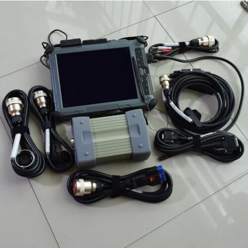 Mb star c3 red pro with 7 cables full set diagnostic tool with ix104 tablet (cpu i7 4g) latest software 128gb ssd ready to use