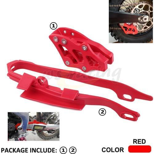Motorcycle Red Chain Slider Swingarm Guide Guard For Honda CR125R CR250R CRF450X 2005 2006 2007 CRF250R CRF450R 05-06 CRF250X 06