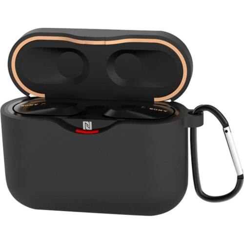 New Soft Silicone Earphone Cover Case For Sony WF-1000XM3 Headset Protector Shell Accessories For Sony WF-1000XM3 Case With Hook