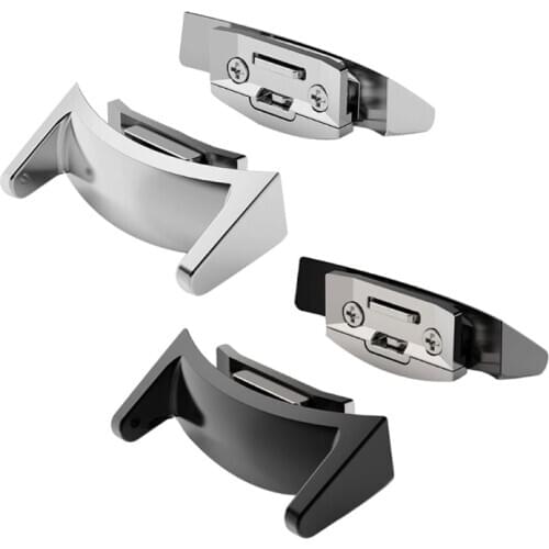 New 2Pcs Stainless Steel Watch Band Connector Adapter 20mm For Samsung Gear S2 RM-720