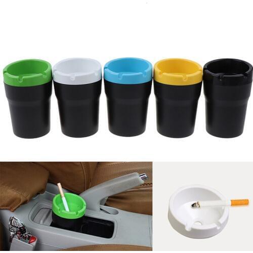 ABS Car Ashtray Office Bedroom Desk Ashtrays Storage tray Box Ash Organizer