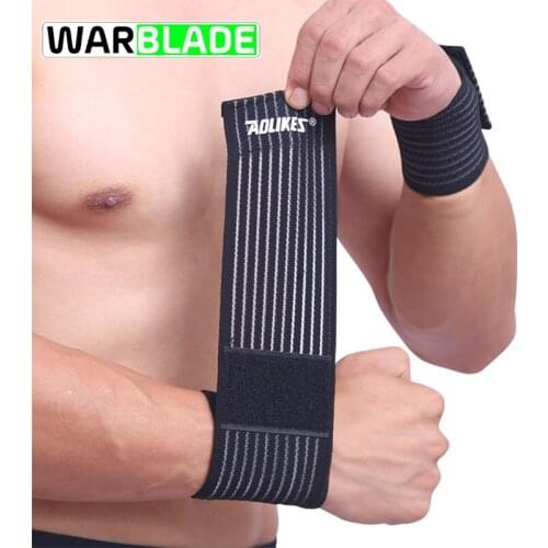 WarBLade 1PCS Cotton Elastic Sport Bandage Wristband Hand Gym Support Wrist Brace Wrap Tennis Weat Band Fitness Powerlifting