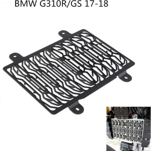 For BMW G310R G310GS 2017-2018 Motorcycle Stainless Steel Radiator Cover Protector Grille Protection Guard Cover Black