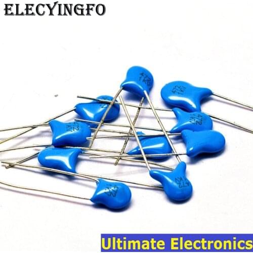 200pcs 4.7nF 472 1KV 4700pF High Voltage Ceramic Disc Capacitor