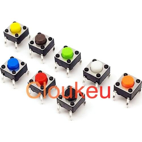 6*6*5 touch switch 4-pin micro-action button 6x6x5 mini induction cooker accessories four-pin panel button