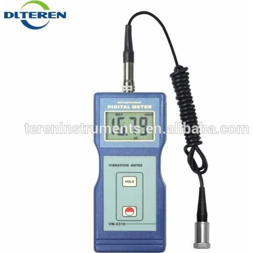 DTI-VM-6310 Digital Vibration Meter Data Vibrometer Tester Gauge with Velocity