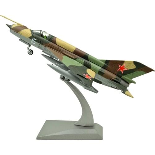 TANG DYNASTY(TM) 1:72 MiG-21 Fighter Attack Metal Plane Model,Soviet Union,Military Airplane Model,Diecast Plane