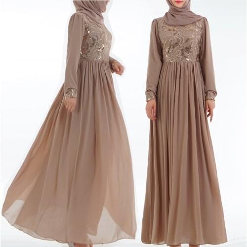 Abayas long dresses Fashion 3D Embroidery Abaya Muslim Dress Womens Dressing Muslim Turkish Dress Kaftans Evening Dress