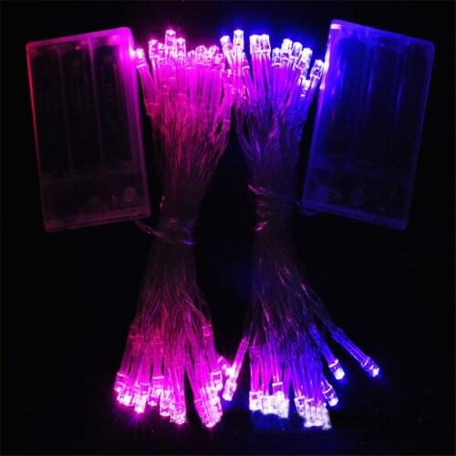 5M 50 LED Battery Operated LED String Lights Fairy String Garland for Xmas Party Wedding Festival Wedding Decoration Christmas