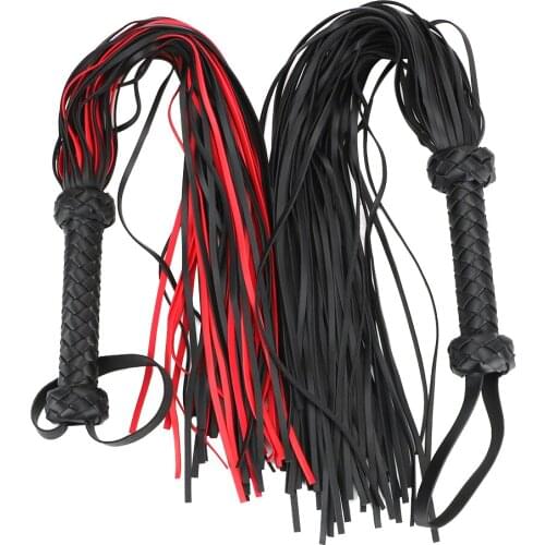 PU Leather Whip Spanking Paddle Flirting Flogger Adult Game Sex Toys for Women Erotic Sexy Cosplay