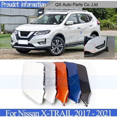 CAPQX Front Bumper Trailer Cover For Nissan X-TRAIL 2017 2018 2019 2020 2021 Tow Bracket Cover Bumper Tow Hook Cover Cap
