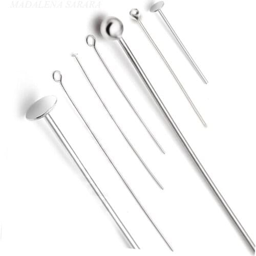 MADALENA SARARA Jewelry Handmade DIY accessories Sterling Silver Earring Hooks For Jewelry Making Three Types Options