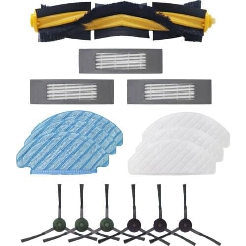 For ECOVACS DEEBOT OZMO T8/AIVI/MAX N8PRO /T9 /T9MAX Robot Vacuum Cleaner Main/Side Brush Dust Bag HEPA Filter Mop Cloth Parts