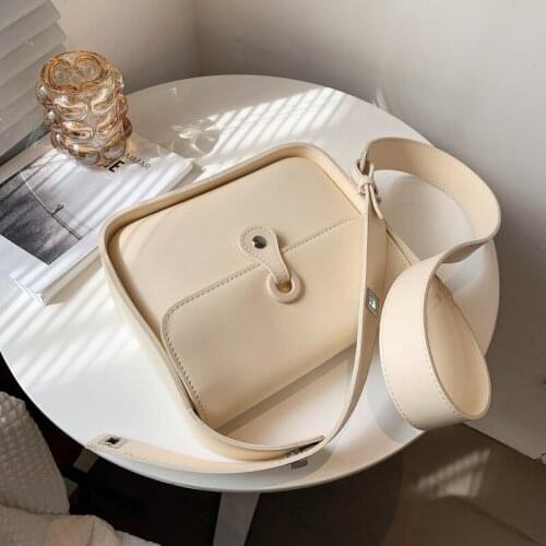 Fashion Bags for Women New Crossbody Bags 2021 Luxury Handbags Ladies Shoulder Bags Pu Leather Flap Solid Color Messenger Bags