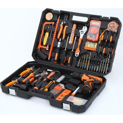 Electric Drill Tools Box Professional Electrician Portable Tools Box Set Plastic Hardware Boite A Outils Home Repair DE50GJX