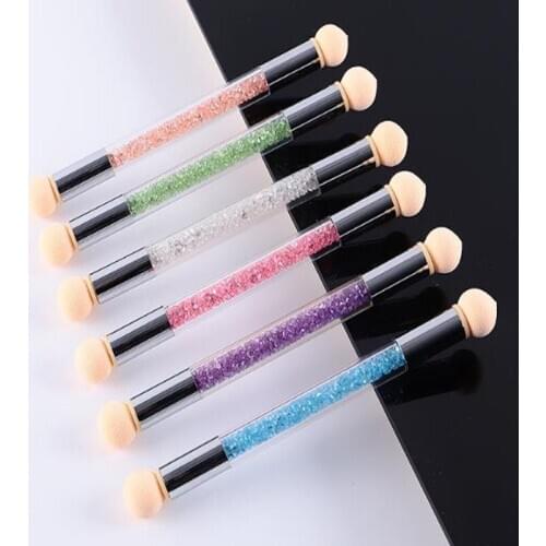 Nail Sponges Brush Set Gradient Art Nail Brushes Pen Acrylic Gel Glitter Powder Picking Dotting Manicure Tools