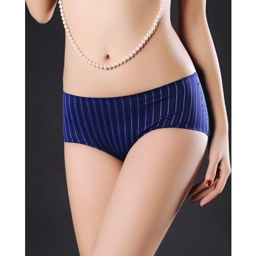 Solid Color Middle Waist Womens Underwear Cotton Breech Breathable Traceless Panties Corset Lace Sexy Lingerie Seamless Briefs