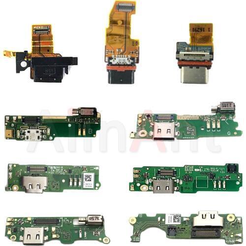 Original USB Charging Port Charger Dock Connector Flex Cable For Sony Xperia X XA XA1 XA2 XA3 1 2 3 Plus Ultra Compact Premium