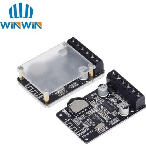10W/15W/20W Stereo Bluetooth Power Amplifier Board 12V/24V High Power Digital Amplifier Module XY-P15W